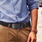 Ratchet Belts For Men Black Men Belt With Automatic Slide Buckle Casual Golf    