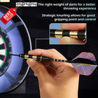 Steel Tip Darts Set 20-26g Brass Barrels Aluminum Shafts Flights Tool Case Us