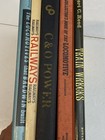 Vintage Railroad Book Lot 5 Hardcovers C o Power Baldwin Locomotive Train Wrecks