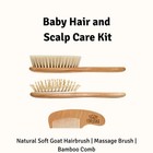 Baby Hair Brush Set For Newborns   Toddlers - Baby Brush And Comb Set With So   