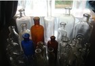 Antique Lot Of Twenty-five  25  Medicine   Apothecary Bottles  3 - 10  