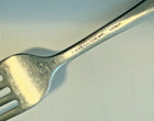 Kirk And Son Sterling Repousse Floral  Dinner  Fork