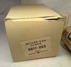 Nos W box   Warr Card Vintage Miller High Life Beer Can Clock By Ge Milwaukee Wi