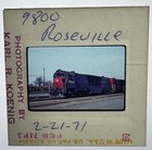 Original 35mm Train Slide Southern Pacific Sp 9800 Roseville 1971 Loco Photo