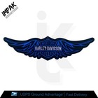 Harley Davidson Blue Eagle Embroidered Patch Hd Iron On Sew Embroidery Patches