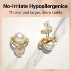 20pcs 18k Gold Silicone Earring Backs Locking For Heavy Earrings  Droopy Ears