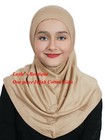 One Piece Muslim Kid Girls Hijab Amira Scarf Turban Headscarf Wrap Shawl Islamic