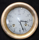 Vintage Schatz Brass Ships 8 Day Clock 7 Jewels W key West Germany Not Tested