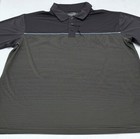 Pebble Beach Men s Dry Luxe Performance Polo Shirt  Black  Size L