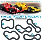 Scalextric Start Gt America 1 32 Slot Car Race Track Set C1411t