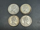 1968 Canada 25 Cents Silver Quarter Lot  4 Coins      50  Silver  Non-magnetic