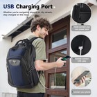 Laptop Travel Backpack With Usb Charging Port  Anti-theft Travel Business Bac   