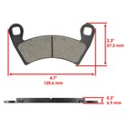 Front And Rear Brake Pads For Polaris Rzr Xp 1000 2014-2021   2203747 2205949