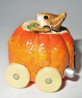 Wee Forest Folk Halloween Pumpkin Mobile Mouse M-242 Figurine Mint