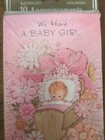 Vintage Baby Girl Birth Announcements Pack Of 10