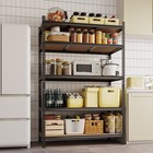 Adjustable 5 Tier Metal Shelving Unit 2000 Lbs Garage Storage Rack 48x24x72 In