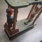 Vintage Acrobat Bank Mechanical Cast Iron  penny Bank Works - Reproduction 