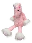 Luxe Fuzzy Soft Fur Pink Unicorn 19 Inch Stuffed Animal Plush Pal