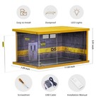Hot Wheels Display Case Car With Led Light And Acrylic Cover 1 24 Scale Woode   
