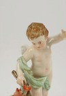 Rare Antique Late 19th C Meissen Porcelain Figure Of Cupid