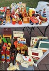 Massive Vintage Toys Collection- Fisher Price Little People Playsets  Vehicles A