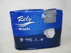 Rely Briefs Adult Disposable Diaper Incontinence Aid Size Large - 36 Count