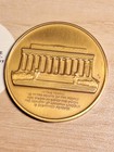 Large Lincoln Commemorative Bronze Medal Us Penny Connection 51 22 Mm Nice   