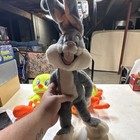 Looney Tunes Plush Lot Of 4 Bugs Bunny Tweety Santa Hat Taz 6-14in 62154