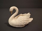 Lenox Swan Place Card Holder Gold Trim 3 In  Long