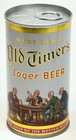 Vintage Steel Old Timers Lager Beer Can Empty Pull Tab Beer Can Wisconsin  Usa