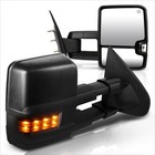 For 14-17 Silverado sierra Power heated Side Towing Mirror led Signal Lamp Pair