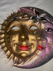 Moon N Sun Goddess Venetian Mask Wall Hanging Mardi Gras Decoration Ceramic Gem