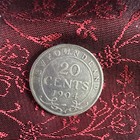 Newfoundland 20 Cents 1904 Edward Vii Silver Coin Circulated Uncertified