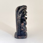 Vintage Hawaii Tiki Statue Winner Warrior Wood 6 5  Hawaiian Luau Bar Decor