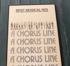 A Chorus Line First Edition Window Card Poster Rare