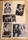 Shirley Temple -  Vintage Original Page Clippings -   2-sided  