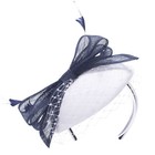 Womens Elegant Sinamay Fascinator Wedding Formal Feather Clip Headpiece T531
