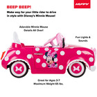 Kids Ride On Car Toy Disney Minnie Mouse Battery-powered Girls Ages 3-7