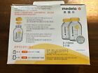 No More Micro-plastic  Medela Breast Milk Bottles With Glass Body 2pk
