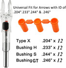 12 Pack X Lighted Nocks Universal Fit For Arrows With Id  204  233  244  246 Lig