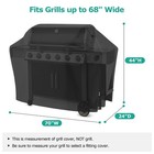 Bbq Grill Cover 70 Inch  Outdoor Heavy Duty Waterproof Barbecue Gas Grill Cov   
