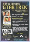Star Trek Tos Art And Images Cp2005 Promo Card Convention Rittenhouse Sfc
