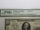  10 1929 Ashland Oregon Or National Currency Bank Note Bill Ch   5747 Vf20 Pmg
