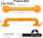 Shower Grab Bar  Heavy Duty Anti-slip Bathroom Safety Rail  Stainless Steel Supp