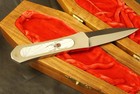 Vintage  Custom Made   Dagger Knife By Bob Lofgreen    black Widow   Rare 