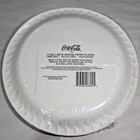 1993 Coca-cola 12 Bullseye Design Paper Plate 9  Dia Still Sealed