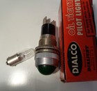 Vintage Nos Dialco Dialight Green Dot Pilot Indicator Light 6 12v 24v 9 16  Hole