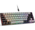 Compact Rgb Gaming Keyboard 65 Percent Wired Type C Backlit Mechanical Style Key