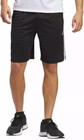 Adidas Men s 3 Stripe Shorts  Black white  Size L
