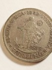1942   One   1  Shilling  South  Africa  Km29   Silver